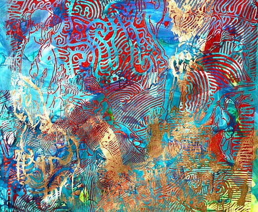 The Soaring of the Soul - 81x93cm