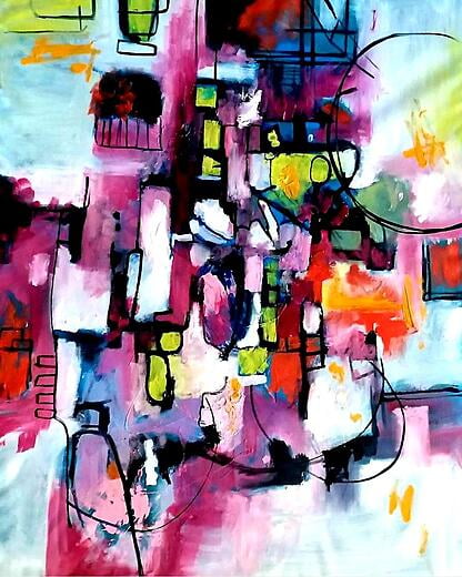 Abstract Composition 31 - 80x100cm