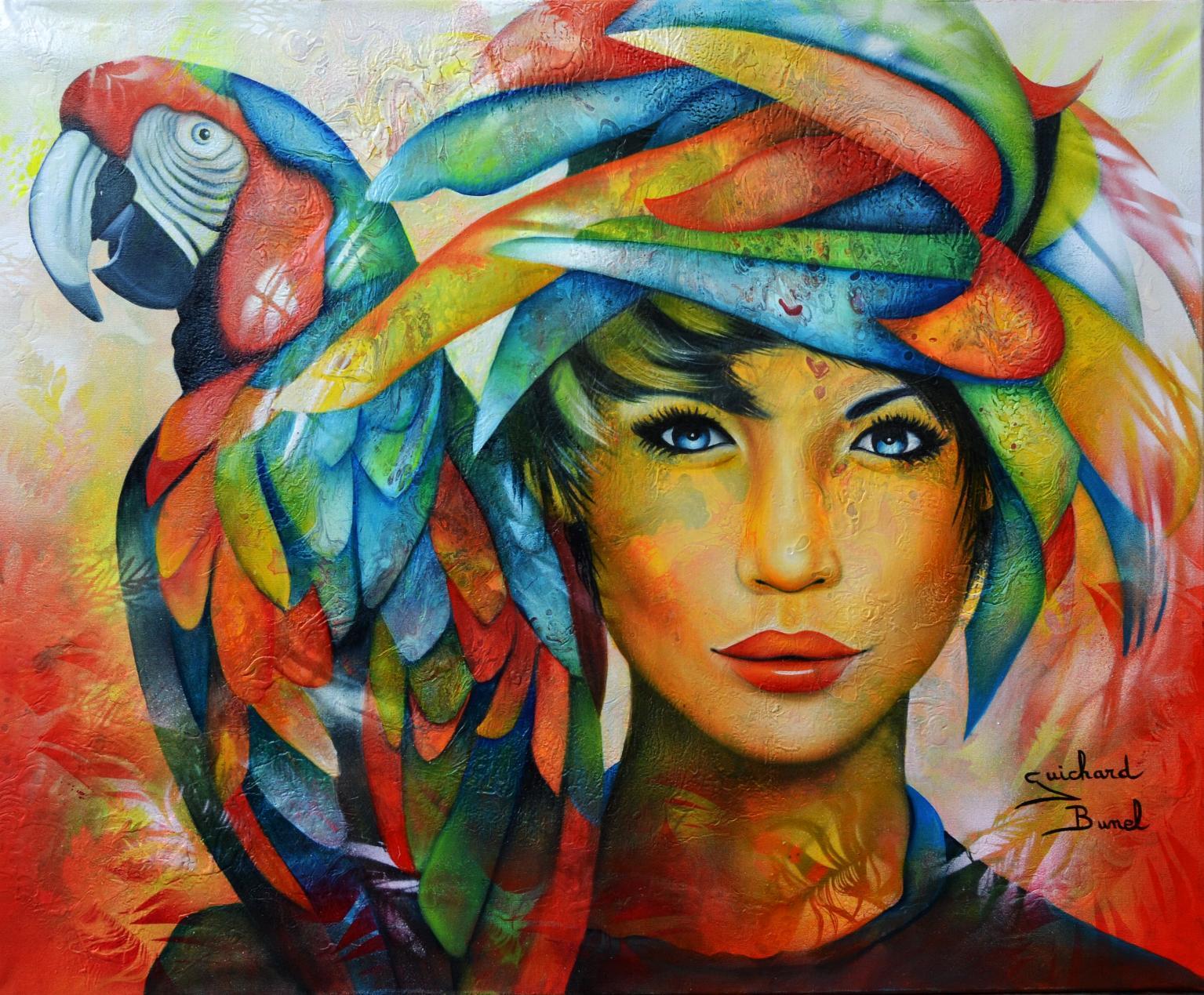 Un peu plus pres du paradis - 61x46cm