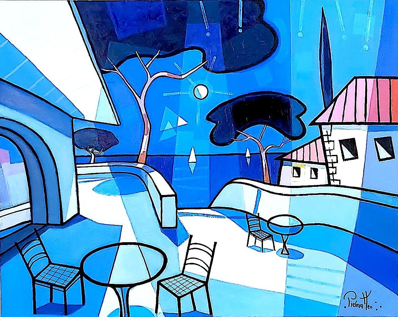 My Terrace in Italy - 92x73cm