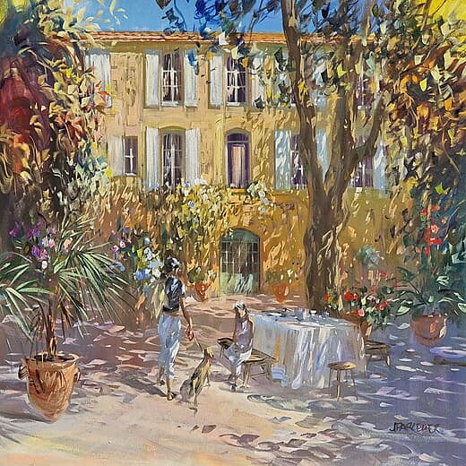 Le mas Provençal - 80x80cm