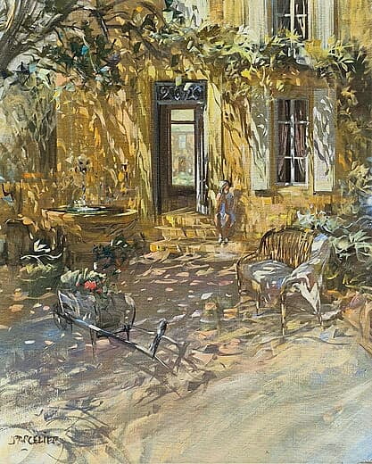 L'Entrée du vieux Mas - 81x65cm