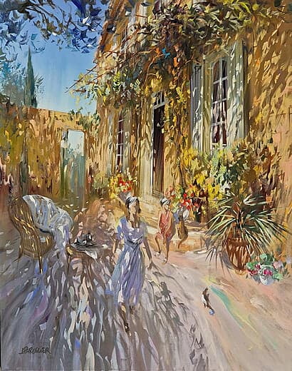 Façade ensoleillé - 92x73cm