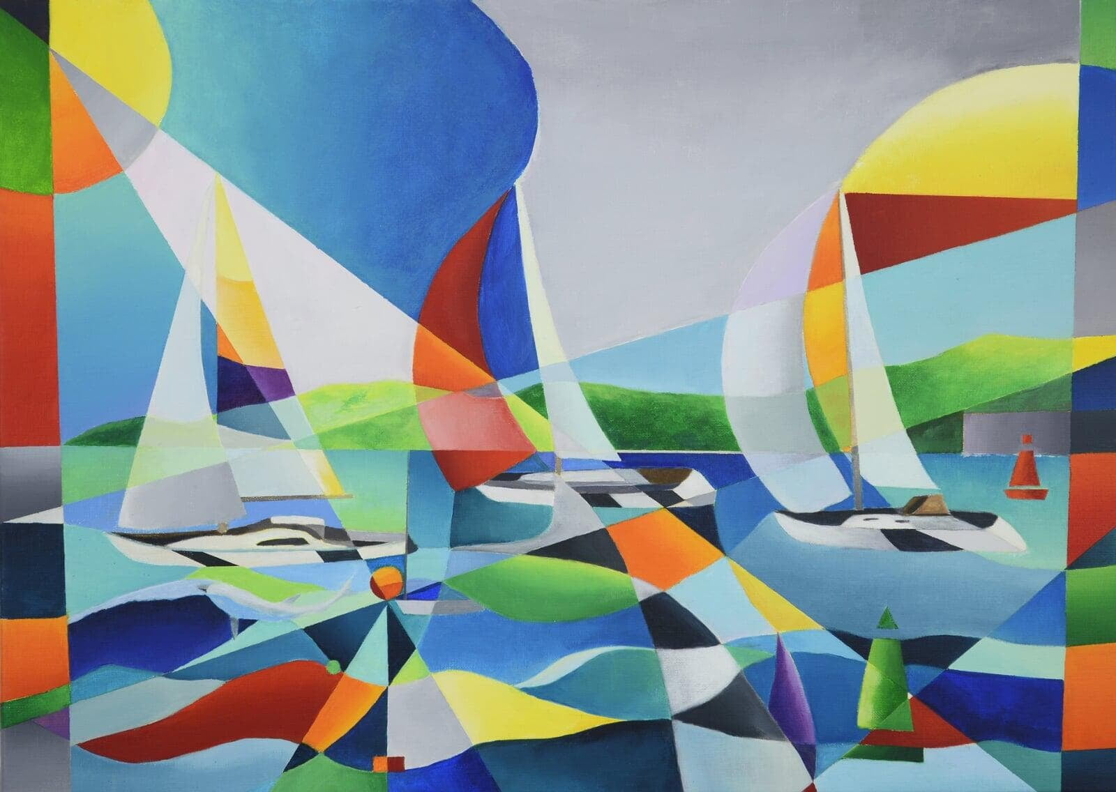 The Three Sails - 70x50cm